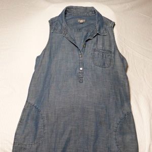 Denim-look Tunic/Coverup